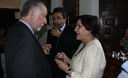 Ministro de Cultura, Luis Peirano Falconí, en ceremonia a Pérez de Cuellar en la embajada de Francia.