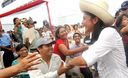 Nadine Heredia participa en la ceremonia de inauguracion de la Semana del Empleo en la primera semana descentralizada 2012, en Chiclayo.