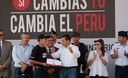 Ollanta Humala asistió al lanzamiento del Programa 'Beca 18' para egresados del Servicio Militar Voluntario en Senati.