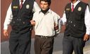 Presentación del terrorista Walter Díaz Vega, alias 'Fredy' o 'Percy', quien fuera sindicado como el cabecilla tras la caída de 'Artemio'.
