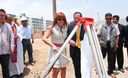 Magaly Medina fue madrina de complejo habitacional en el distrito de Santa Clara