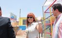 Magaly Medina fue madrina de complejo habitacional en el distrito de Santa Clara