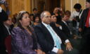 El embajador de Palestina en Lima, Walid Abdel Rahim recibe plato recordatorio por la Confederación Nacional de Comerciantes 2012 - CONACO