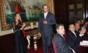 Congresista Juan Carlos Eguren Neuenschwander recibe plato recordatorio por la CONACO