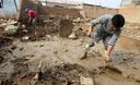 Alcaldesa de Lima Susana Villarán, visita zonas afectadas por el desborde del río huaycoloro