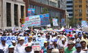 No a la privatización de Sedapal miles de personas marcharon  al congreso en protesta a la privatización de agua