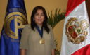 Decana del Colegio de Psicólogos Rosa Velasco Valderas en su despacho del Colegio Psicólogos del Perú