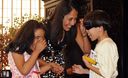 Primera Dama, Nadine Heredia, recibió en Palacio de Gobierno a niños de Centros de Educación Básica Especial de Lima