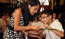 Primera Dama, Nadine Heredia, recibió en Palacio de Gobierno a niños de Centros de Educación Básica Especial de Lima