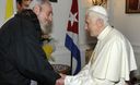 Papa Benedicto XVI se reunió con Fidel Castro en el último día de su visita a Cuba