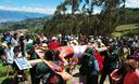 Escenificación del Vía Crucis en la ciudad de Pallasca, Ancash, con motivo de la Semana Santa 2012
