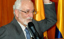 Ministro del Ambiente Antonio Brack en conferrencia de prensa