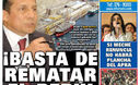 Portada de los diarios de Lima, 12 de enero de 2011