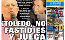 Portada de los diarios de Lima, 14 de enero de 2011