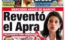 Portada de los diarios de Lima, 17 de enero de 2011