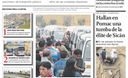 Portada de los diarios de Lima, 19 de enero de 2011