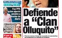 Portada de los diarios de Lima, 22 de febrero de 2011