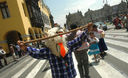 Carnavales típicos en Plaza de Armas