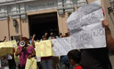 Protestas en la Municipalidad de la Victoria