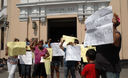 Protestas en la Municipalidad de la Victoria