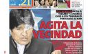 Portada de los diarios de Lima, 24 de Marzo de 2011
