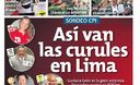 Portada de los diarios de Lima, 30 de Marzo de 2011