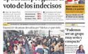 Portada de los diarios de Lima, 25 de Abril de 2011