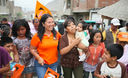 Keiko Fujimori en Ate Vitarte