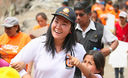 Keiko Fujimori en Comas