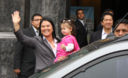 Keiko Fujimori en el hotel Bolívar