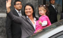 Keiko Fujimori en el hotel Bolívar