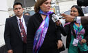 Congresista, Luisa María Cuculiza  en el  Hotel Bolivar