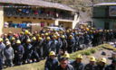 Protestas de trabajadores mineros en Puno