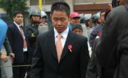 Congresista  Kenji Fujimori en la avenida abancay