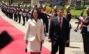 Ollanta Humala, y su esposa, Nadine Heredia