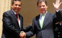 Ollanta Humala, y su esposa, Nadine Heredia