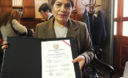 Congresista Luz Salgado en el Congreso de la Republica