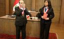 Martha Chavez y Daniel Groserathas en el Estelar del Humor
