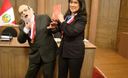 Martha Chavez y Daniel Groserathas en el Estelar del Humor