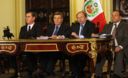 Presidente del Consejo de Ministros Salomón Lerner en palacio de Gobierno