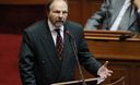 Presidente del Consejo de Ministros, Salomón Lerner Ghitis, expone  en el pleno del Congreso.
