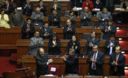 Presidente del Consejo de Ministros, Salomón Lerner Ghitis, expone  en el pleno del Congreso.