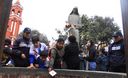 Fieles Concurren al convento de Santa Rosa de Lima