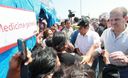 Presidente Ollanta Humala,en el  hospital San Juan de Dios,en Pisco