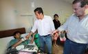Presidente Ollanta Humala,en el  hospital San Juan de Dios,en Pisco