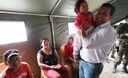 Presidente Ollanta Humala,en el  hospital San Juan de Dios,en Pisco