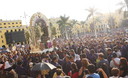 La imagen del Señor de los Milagros salió en procesión como parte de las actividades de la Semana Santa 2012