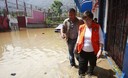 Susana Villarán inspeccionó trabajos en zonas afectadas por huaicos en el distrito limeño de Chosica