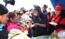 La ministra de la mujer Aída García Naranjo en Ventanilla
