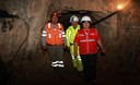 Ministra Ana Jara inspecciona trabajos de rescate de los mineros de la empresa Cabeza de Negro atrapados por derrumbe en Ica